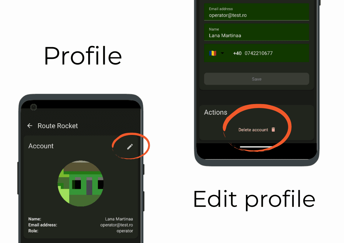 How to delete you account on the app.